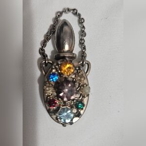 Vintage Rhinestone Perfume Bottle